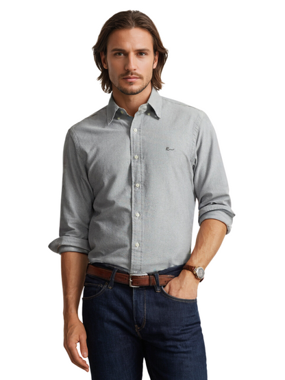 Signature Oxford Shirt - Grey